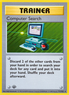 Computer Search card art
