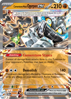 Cornerstone Mask Ogerpon ex card art