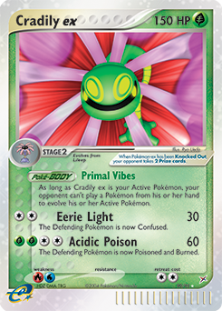Cradily ex card art
