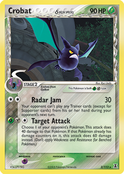 Crobat δ card art