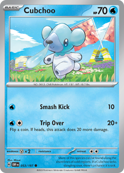 Cubchoo card art