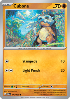 Cubone card art