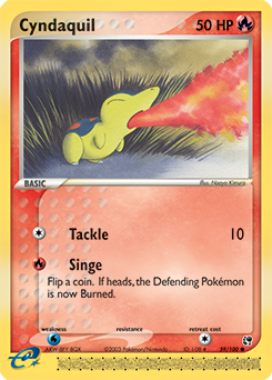 Cyndaquil card art