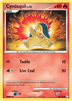 Cyndaquil card art