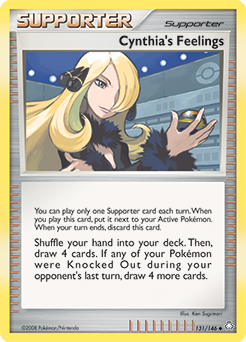 Cynthia's Feelings card art