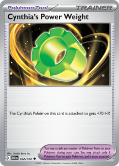 Cynthia's Power Weight card art