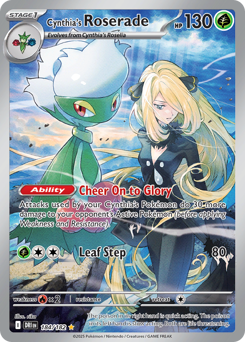 Cynthia's Roserade card art