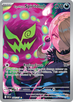 Cynthia's Spiritomb card art
