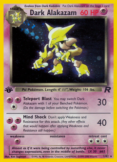 Dark Alakazam card art