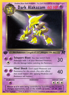 Dark Alakazam card art