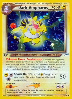 Dark Ampharos card art