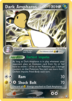 Dark Ampharos card art