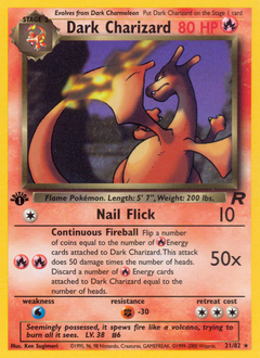 Dark Charizard card art