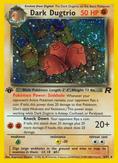 Dark Dugtrio card art