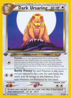 Dark Ursaring card art