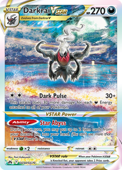 Darkrai VSTAR card art