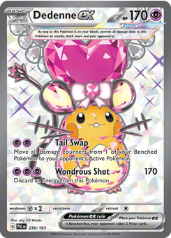 Dedenne ex card art