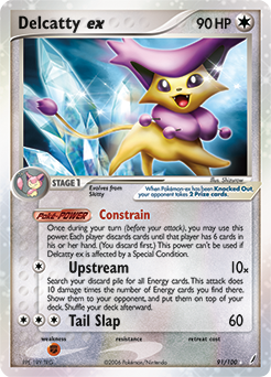 Delcatty ex card art