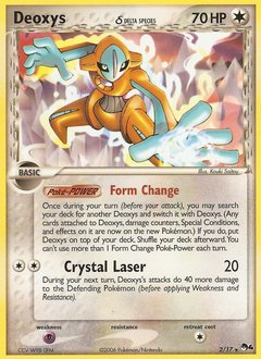 Deoxys δ card art
