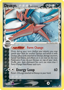 Deoxys δ card art