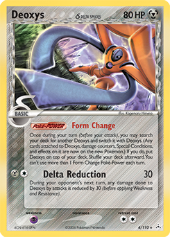 Deoxys δ card art