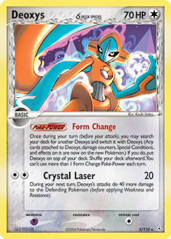 Deoxys δ card art