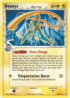 Deoxys δ card art