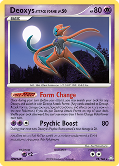 Deoxys Attack Forme card art
