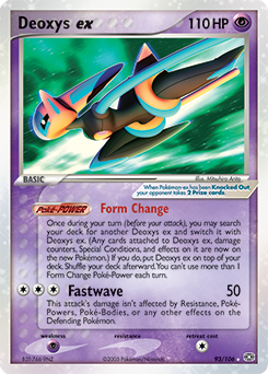 Deoxys ex card art
