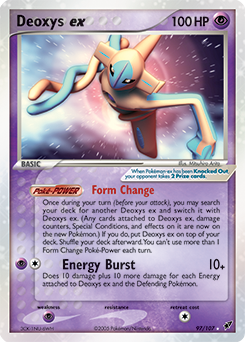 Deoxys ex card art