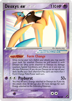 Deoxys ex card art