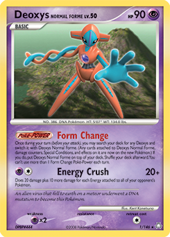 Deoxys Normal Forme card art