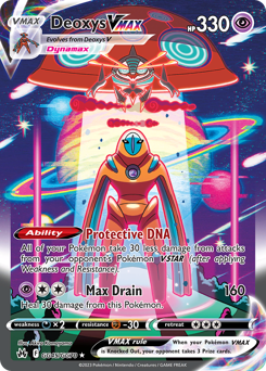 Deoxys VMAX card art