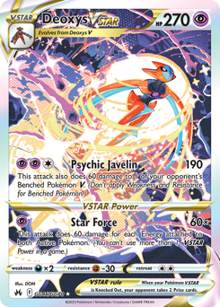 Deoxys VSTAR card art