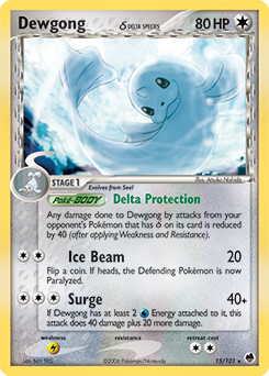 Dewgong δ card art