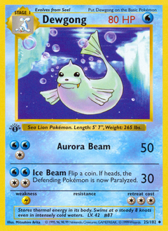 Dewgong card art