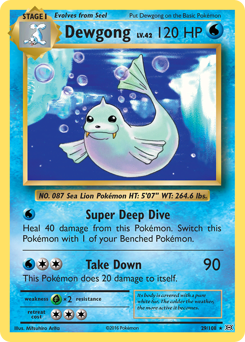 Dewgong card art