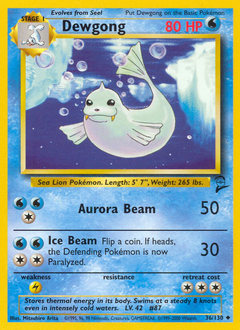 Dewgong card art