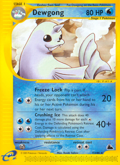 Dewgong card art