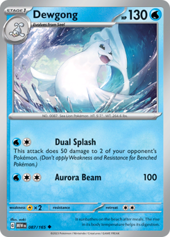 Dewgong card art