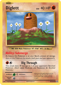 Diglett card art
