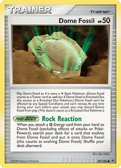 Dome Fossil card art