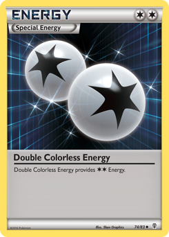 Double Colorless Energy card art