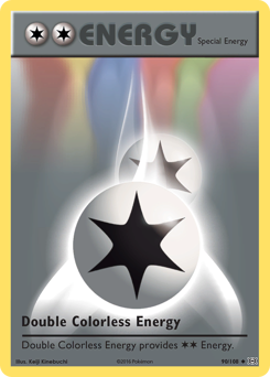 Double Colorless Energy card art