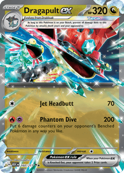 Dragapult ex card art