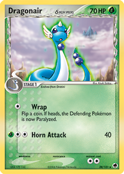 Dragonair δ card art