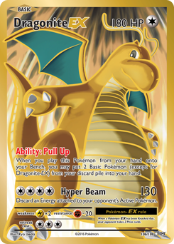 Dragonite-EX card art
