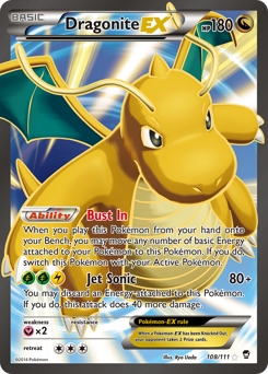 Dragonite-EX card art