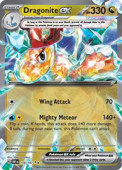 Dragonite ex card art