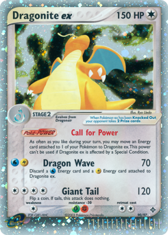 Dragonite ex card art